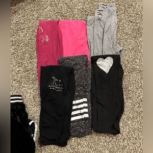 SOLD! Pls. Don’t buy. Girls size 10/12 leggings bundle